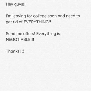 ⚠️⚠️EVERYTHING MUST GO⚠️⚠️